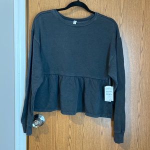 Nordstrom BP. Long Sleeve Babydoll Top